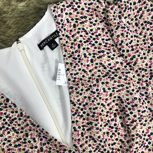 J. Crew Ditsy Floral Mini Tea Dress - Picture 6 of 6